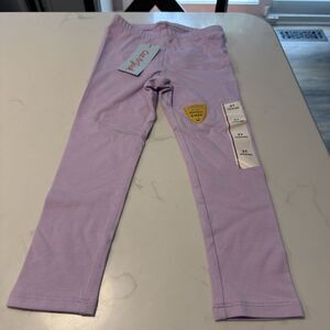 Wonder Nation Girls Purple Solid Legging Pants, Size 3T - Leggings Style